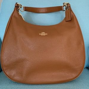 EUC Coach Camel Leather Hobo Bag